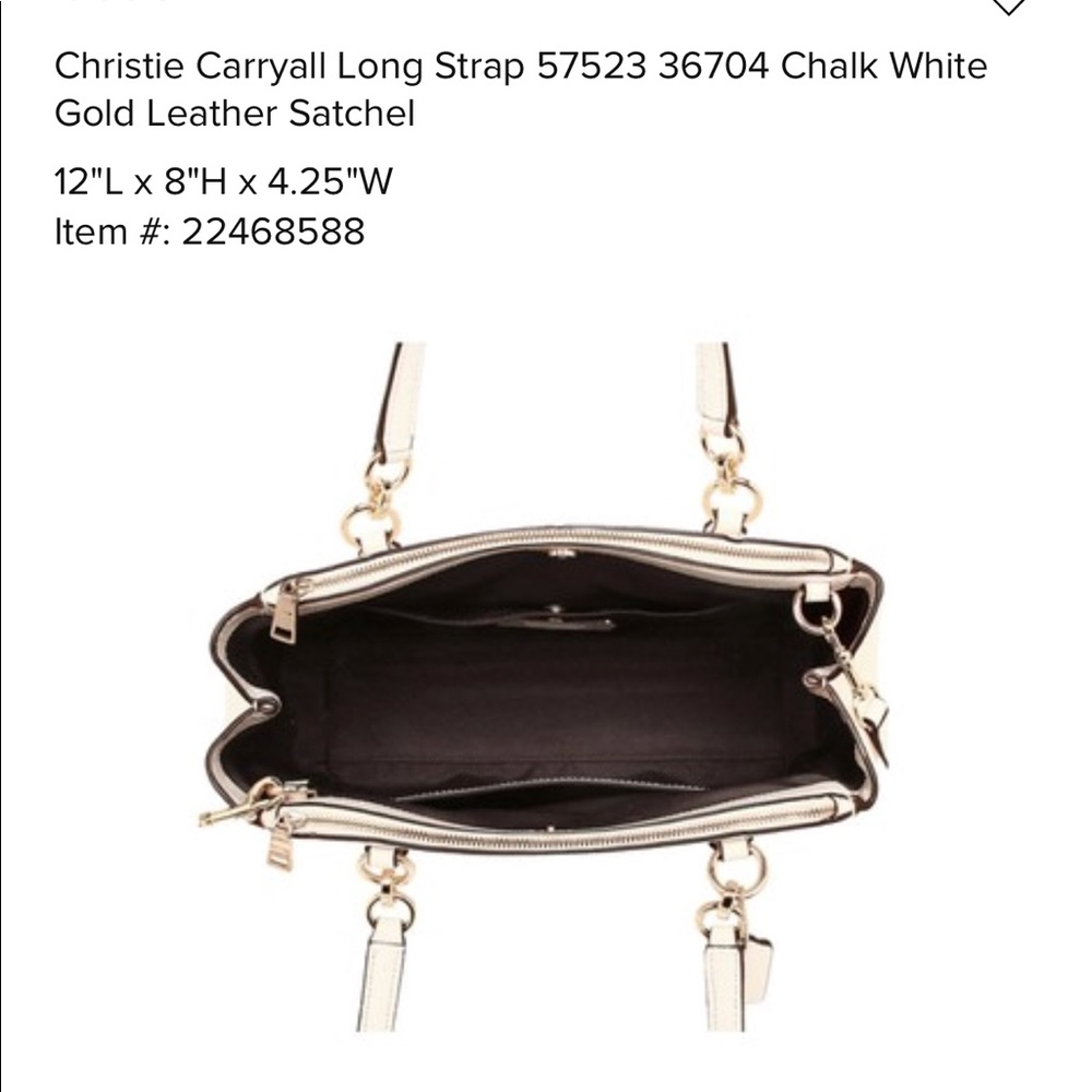 Coach “Christie Carry All” Purse